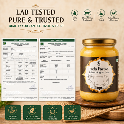 Tatla Farms Bilona Cow Ghee 1000ML.